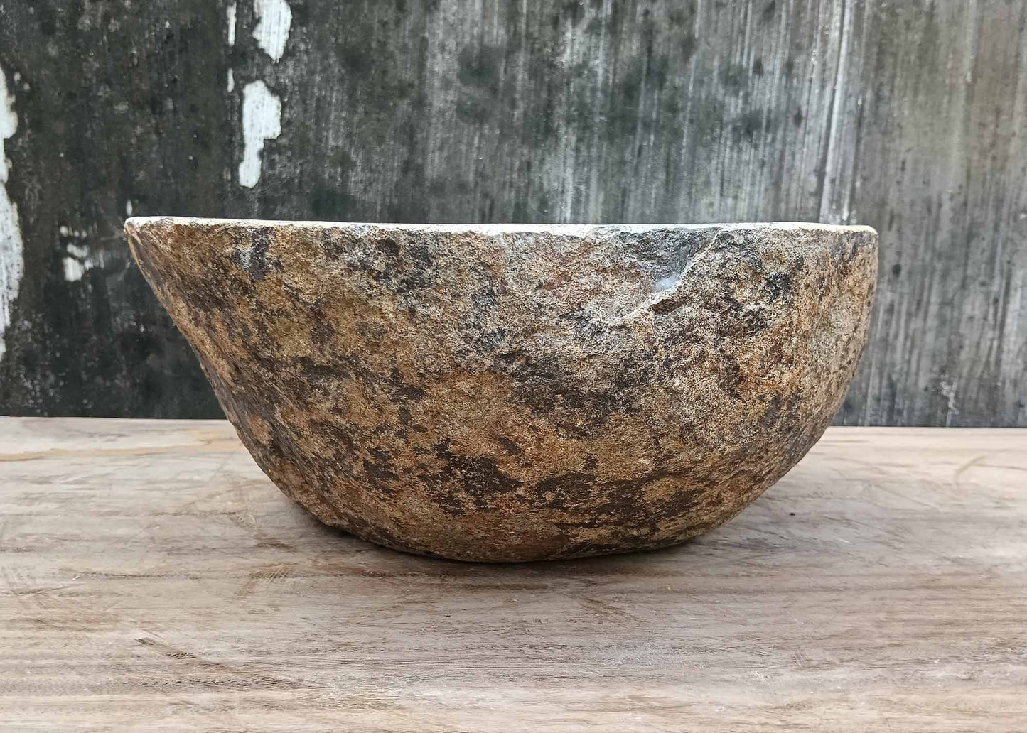 Left angle of sink 6036-4237 highlighting unique gray pattern and contours