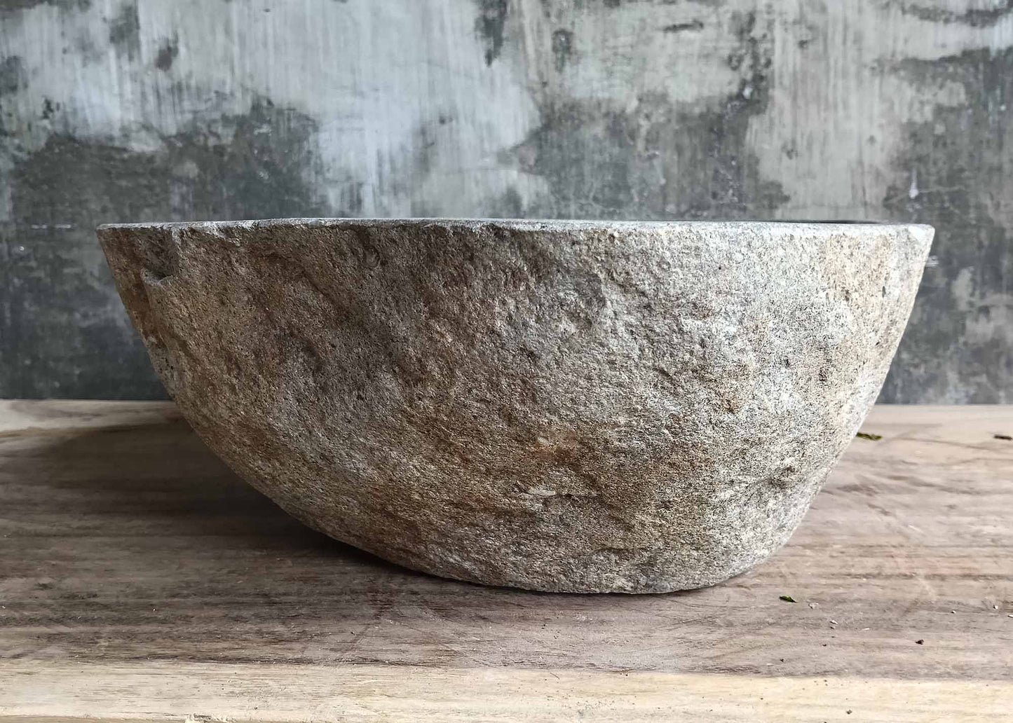 Left angle of light gray triangular basin 6093-4937 with glossy bowl
