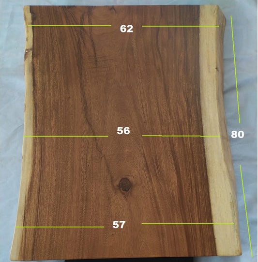 Suar Wood Countertop | 0013-575662 | 31.5″ Live Edge Solid Wood Slab