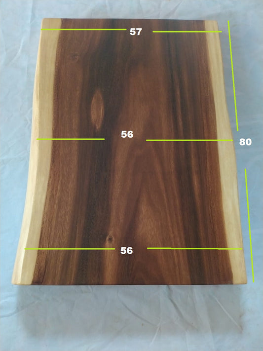 Suar Wood Countertop | 0017-565657 | 31.5″ Live Edge Solid Wood Slab