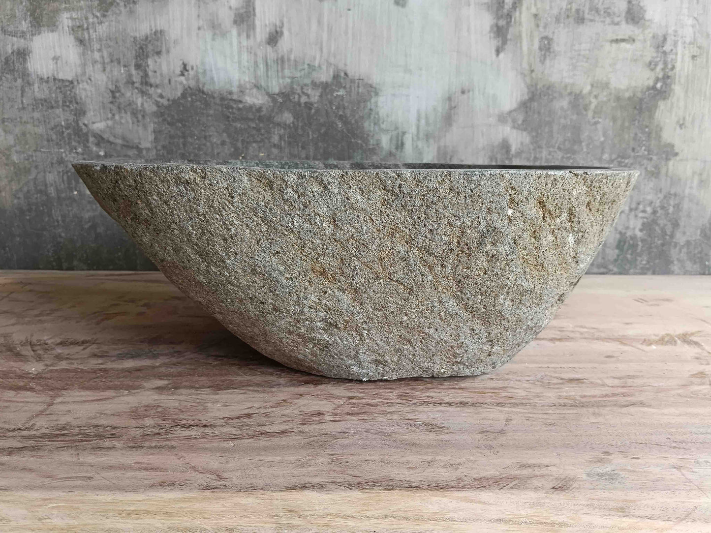River Stone Sink | 6197-3831 | 15″×12″ Oval Gray Natural Finish