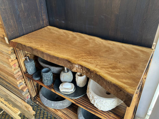 Live Edge Vanity Top LEVT-003 – Live Oak – 17.5″ Avg. × 42″