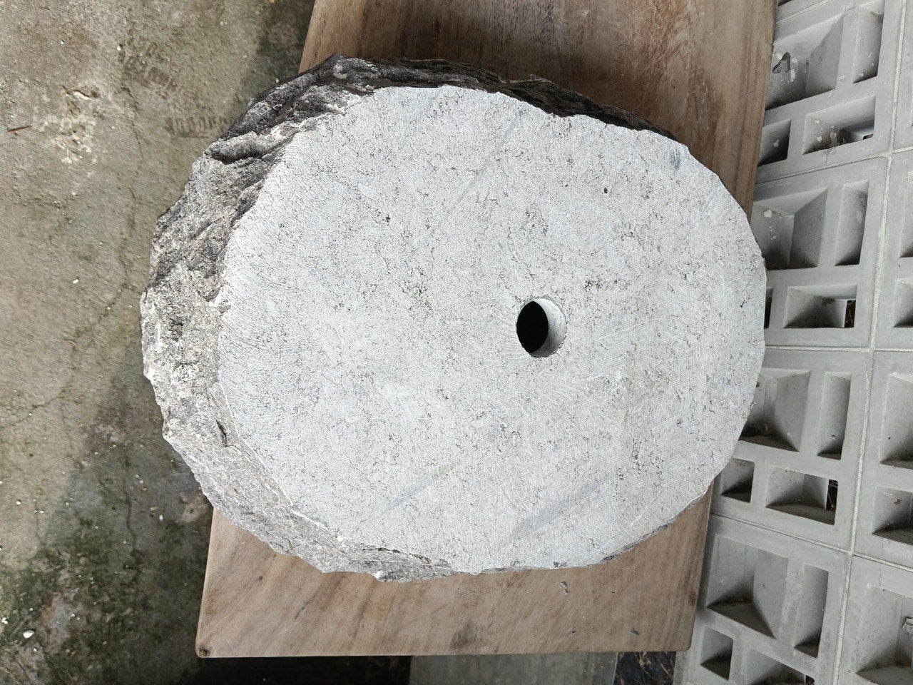 Marble Stone Sink | A49-5643 | 22″×17″ Organic Brown Marble Polished