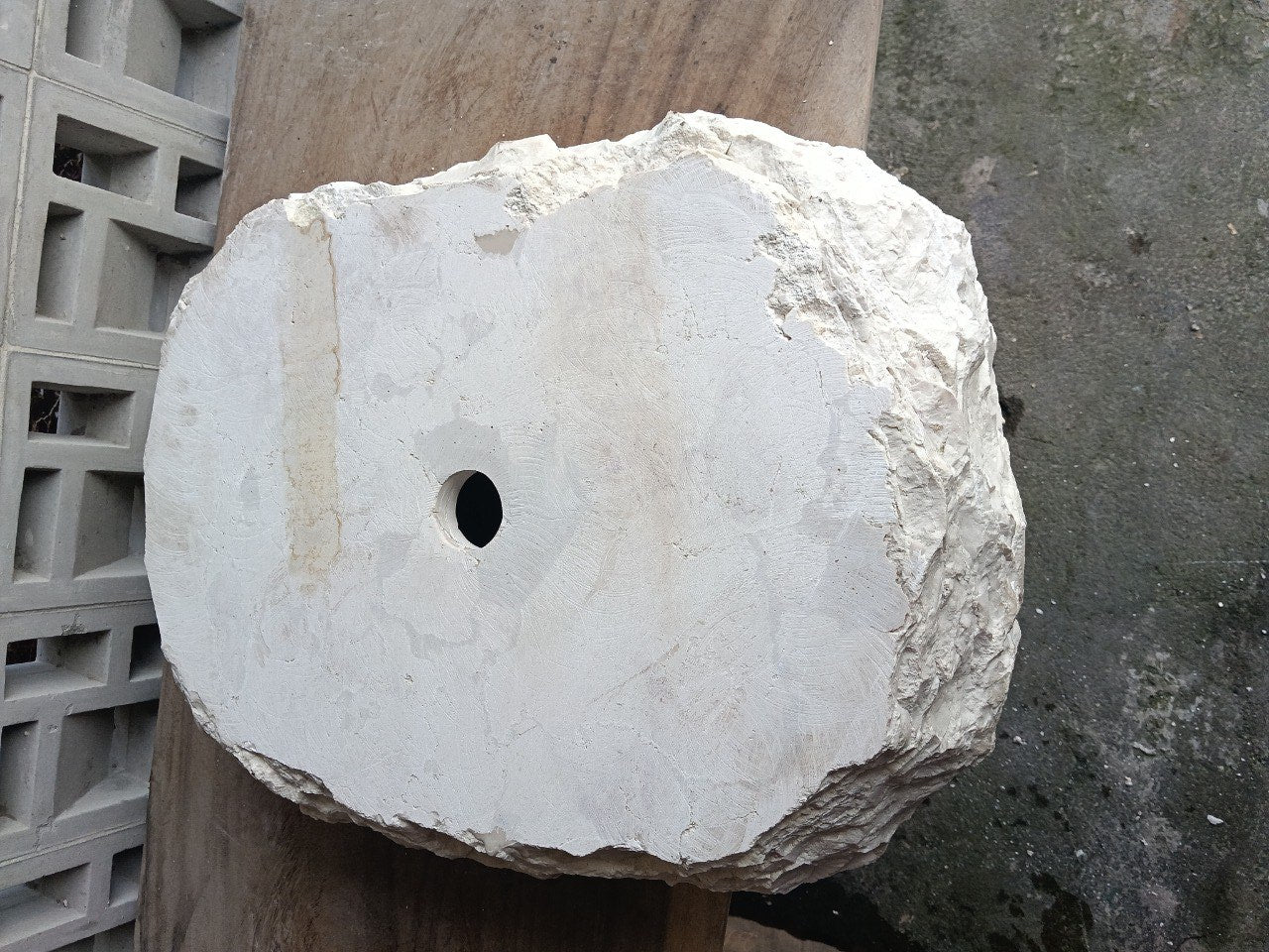 Marble Stone Sink | A3-5641 | 22″×16″ Organic Cream Marble Polished