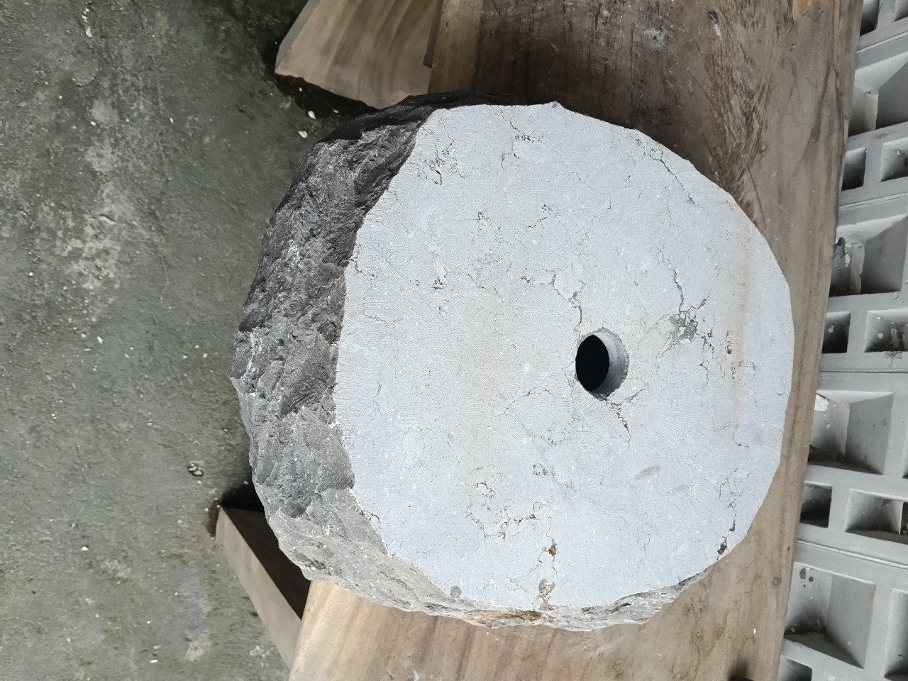 Marble Stone Sink | A10-4842 | 19″×16.5″ Organic Brown Marble Polished