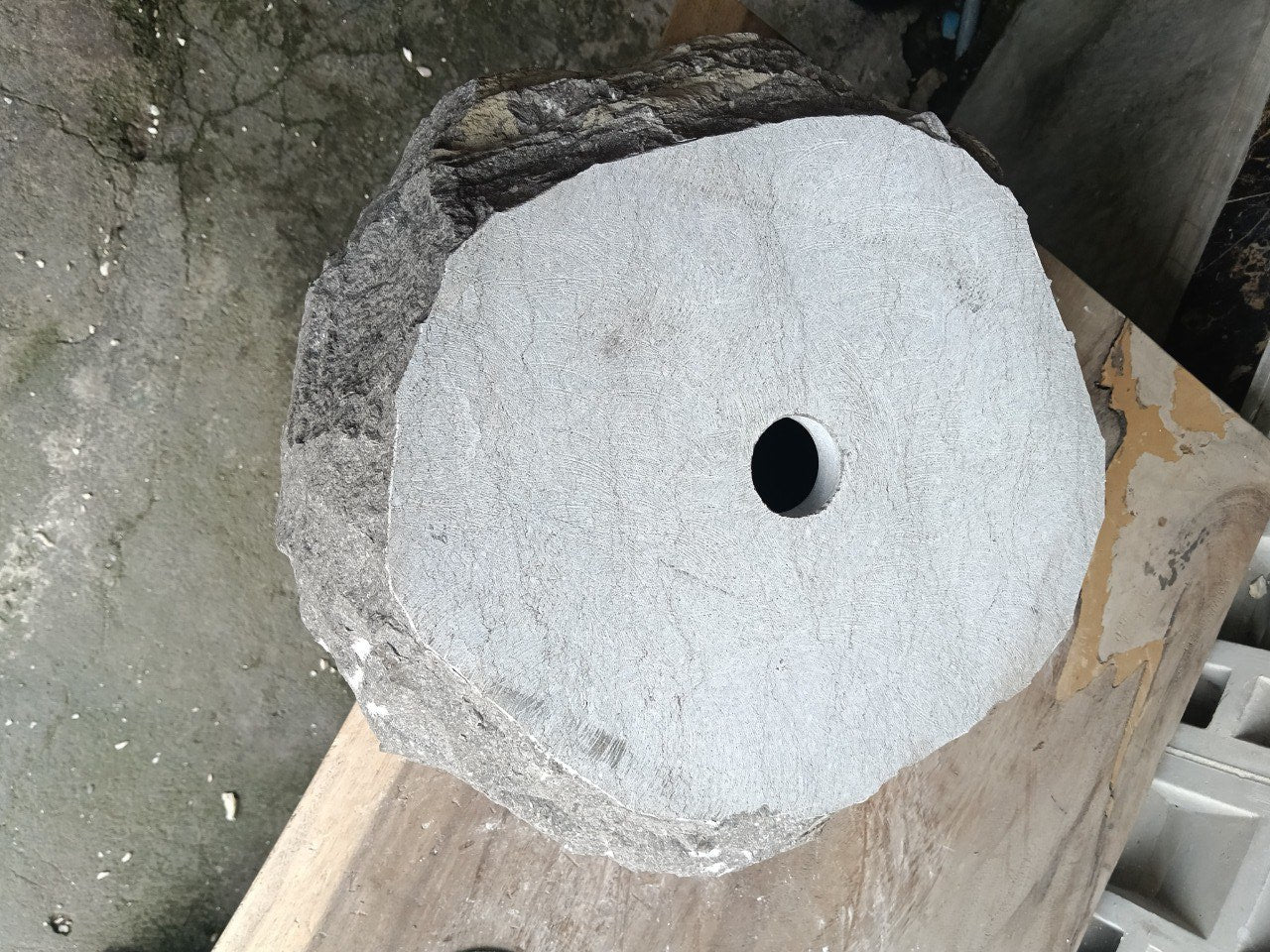 Marble Stone Sink | A27-4240 | 16.5″×16″ Organic Brown Marble Polished