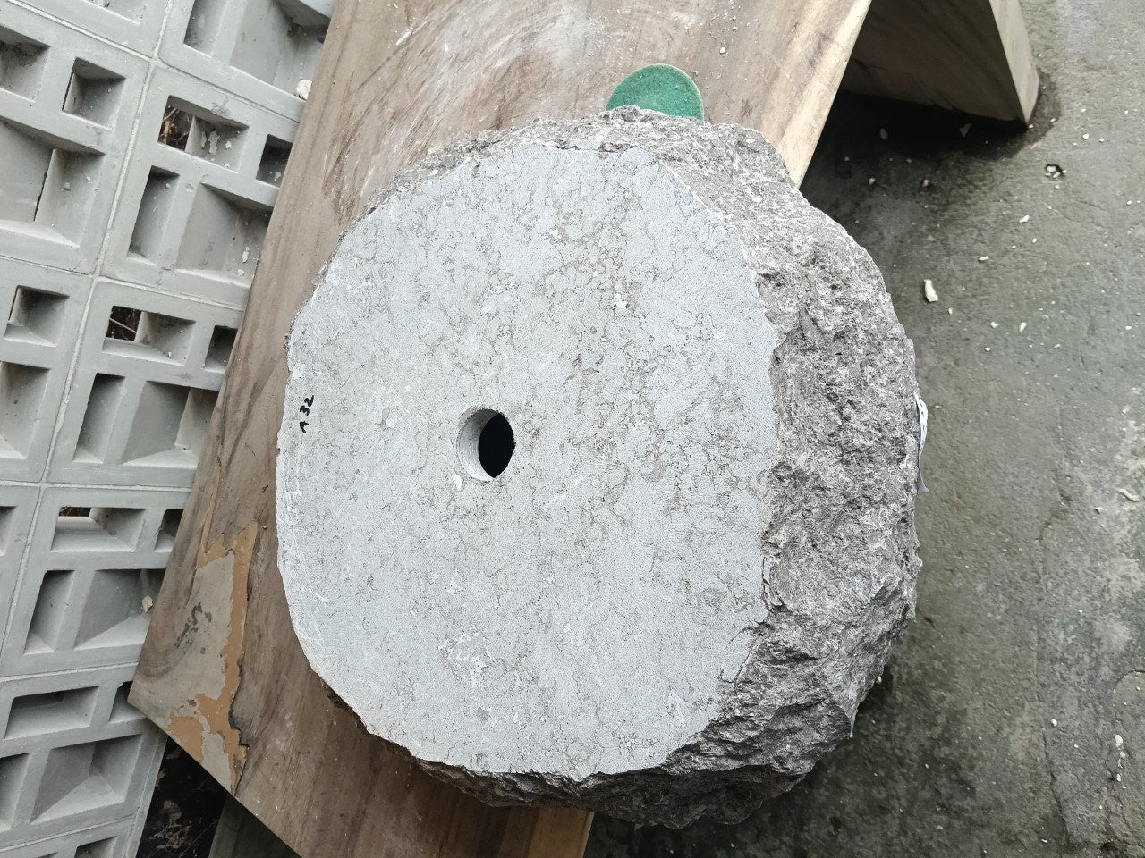 Marble Stone Sink | A32-4546 | 18″×18″ Organic Brown Marble Polished