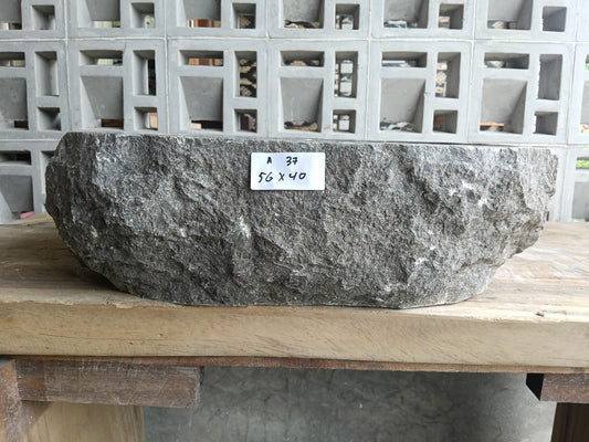 Marble Stone Sink | A37-5640 | 22″×16″ Organic Brown Marble Polished