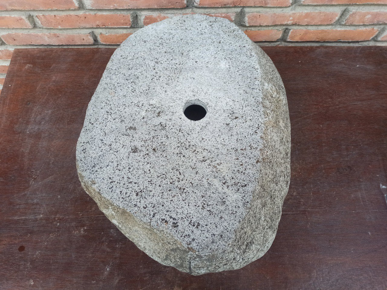 River Stone Sink | 5188-524216 | 20.5″×16.5″ Organic Dark Gray Polished