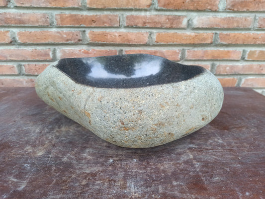 River Stone Sink | 5194-4842 | 19″×16.5″ Triangular Graphite Gray Polished