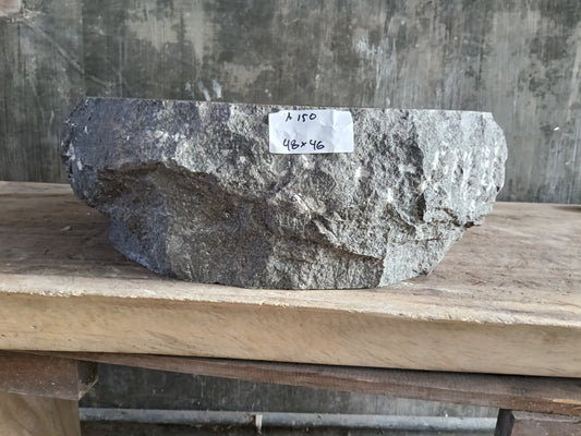 Marble Stone Sink | A150-4846 | 19″×18″ Organic Brown Marble Polished