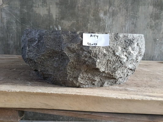 Marble Stone Sink | A154-4847 | 19″×18.5″ Organic Brown Marble Polished