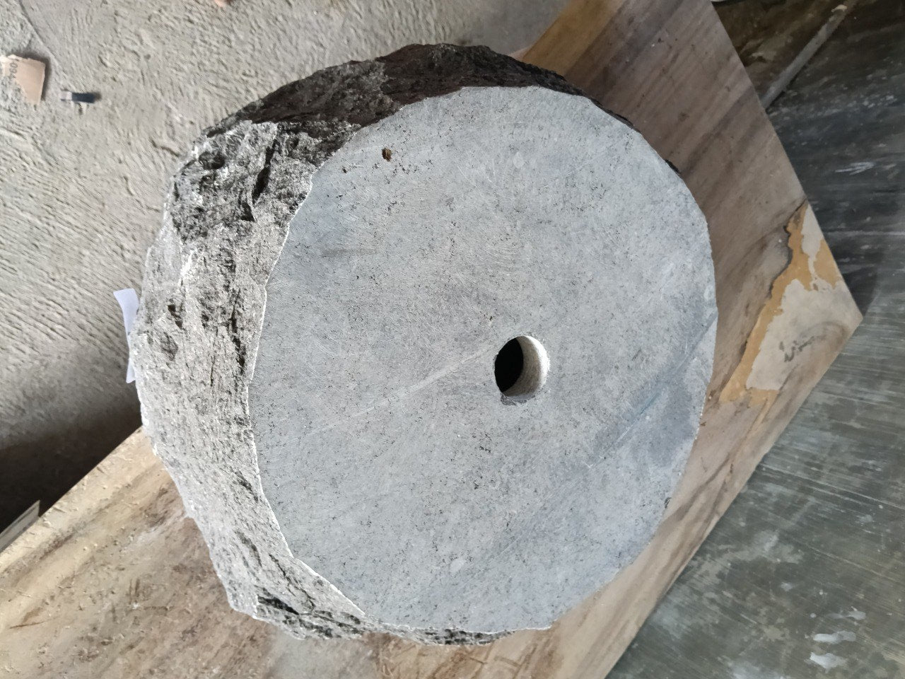 Marble Stone Sink | A154-4847 | 19″×18.5″ Organic Brown Marble Polished