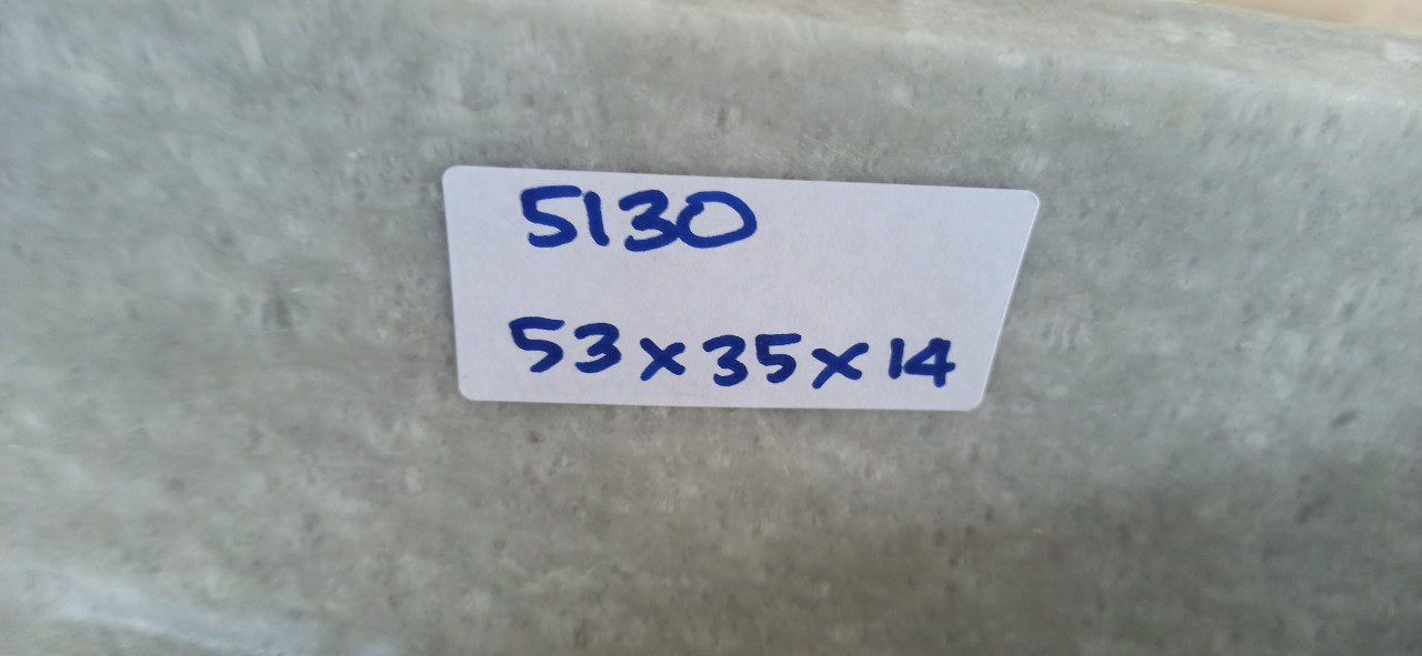 Onyx Stone Sink | 5130-533514 | 21″×14″ Organic Gray Onyx Polished