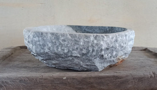 Onyx Stone Sink | 5064-524516 | 20.5″×17.5″ Organic Gray Onyx Polished