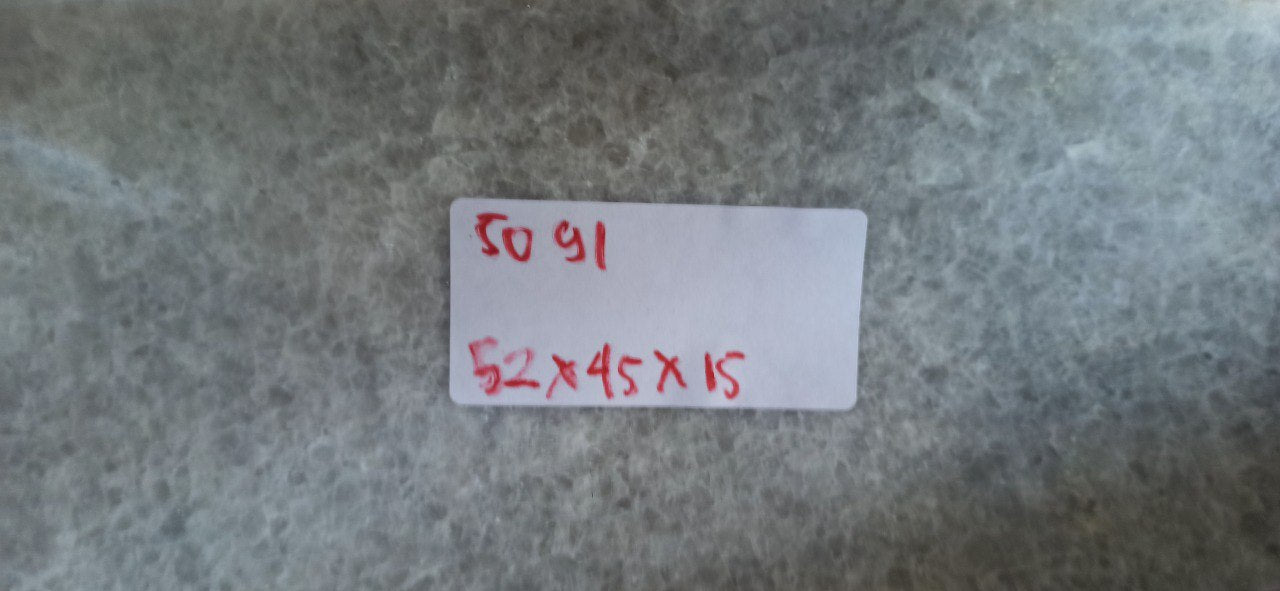 Onyx Stone Sink | 5091-524515 | 20.5″×17.5″ Triangular Organic Gray Onyx Polished