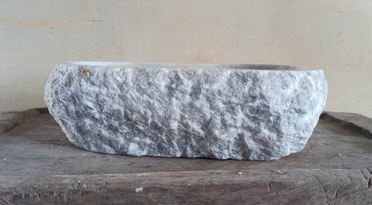 Onyx Stone Sink | 5073-524115 | 20.5″×16″ Organic Gray Onyx Polished