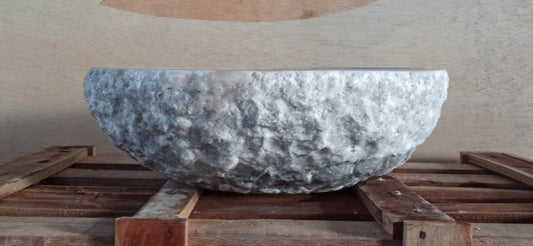 Onyx Stone Sink | 5139-463715 | 18″×14.5″ Organic Gray Onyx Polished