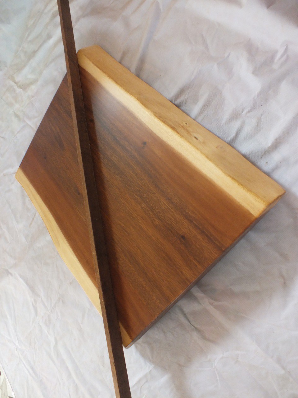 Suar Wood Countertop | 0009-545555 | 31.5″ Live Edge Solid Wood Slab