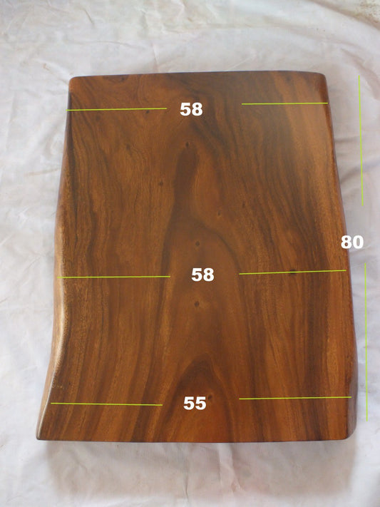 Suar Wood Countertop | 0010-555858 | 31.5″ Live Edge Solid Wood Slab