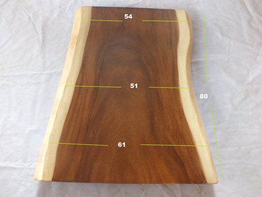 Suar Wood Countertop | 0023-615154 | 31.5″ Live Edge Solid Wood Slab