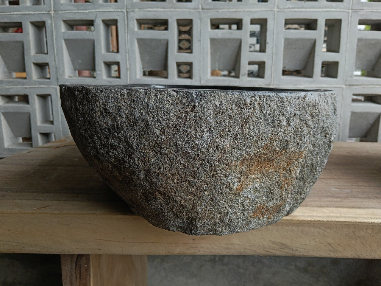 Right side of 6728-5134 handcrafted stone basin