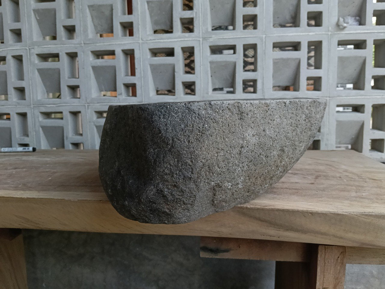 Right side of 6953-5739 handcrafted stone basin