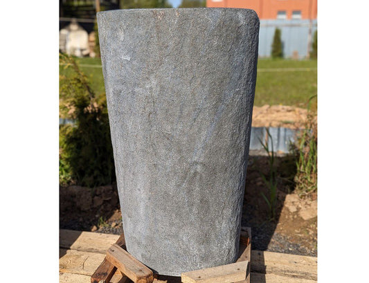 River stone pedestal sink RS-P101