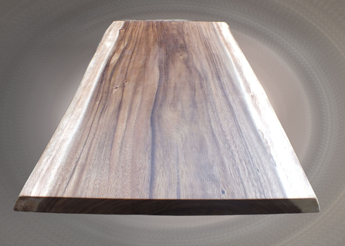 Bottom view of suar wood slab showing live edge – SKU ST1003

