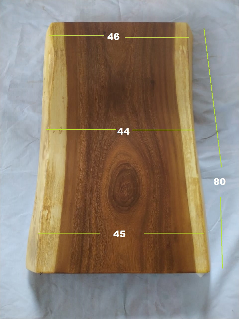 Suar Wood Countertop | 0011-454446 | 31.5″ Live Edge Solid Wood Slab