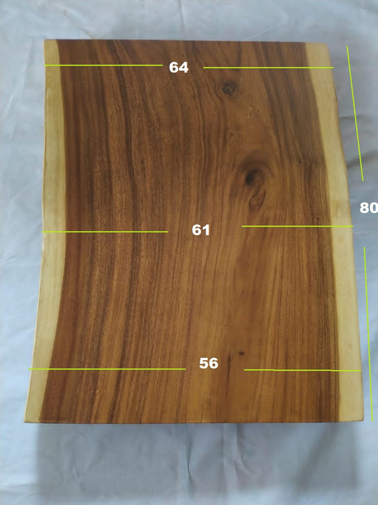 Suar Wood Countertop | 0012-586169 | 31.5″ Live Edge Solid Wood Slab