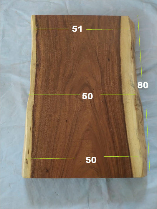 Suar Wood Countertop | 0014-505051 | 31.5″ Live Edge Solid Wood Slab