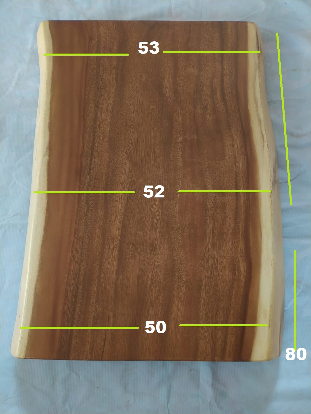 Suar Wood Countertop | 0015-505253 | 31.5″ Live Edge Solid Wood Slab
