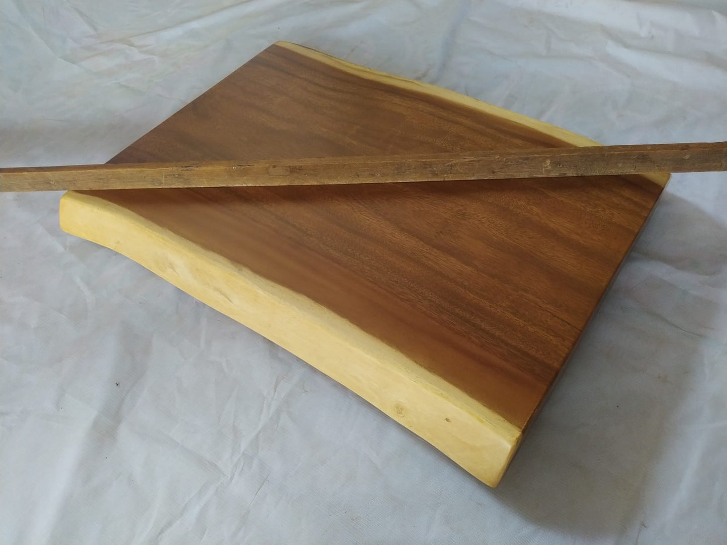 Suar Wood Countertop | 0015-505253 | 31.5″ Live Edge Solid Wood Slab