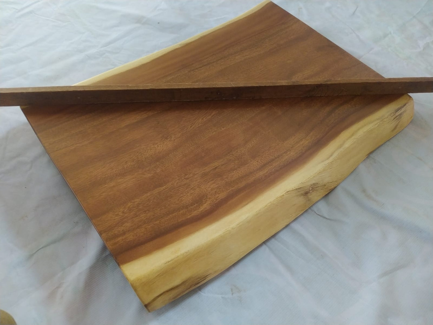 Suar Wood Countertop | 0015-505253 | 31.5″ Live Edge Solid Wood Slab