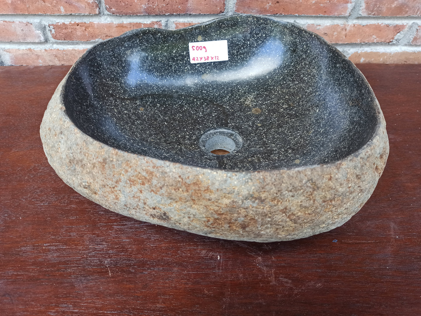 River Stone Sink | 5009-423812 | 16.5×15″