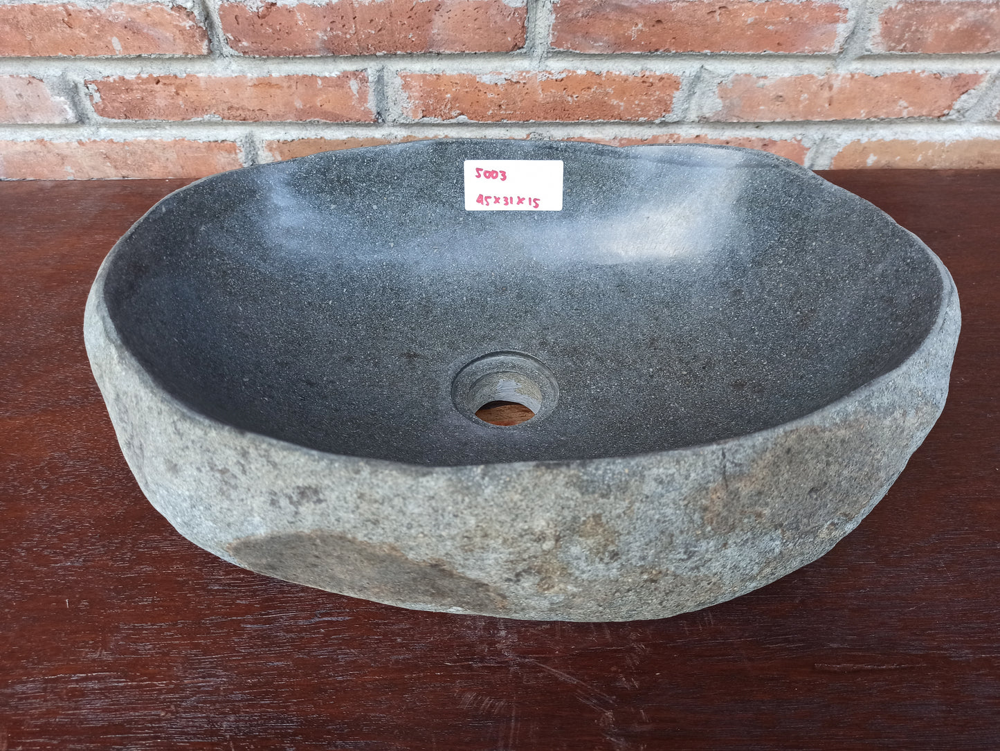 River Stone Sink | 5003-4531 | 18″ L × 12″ W