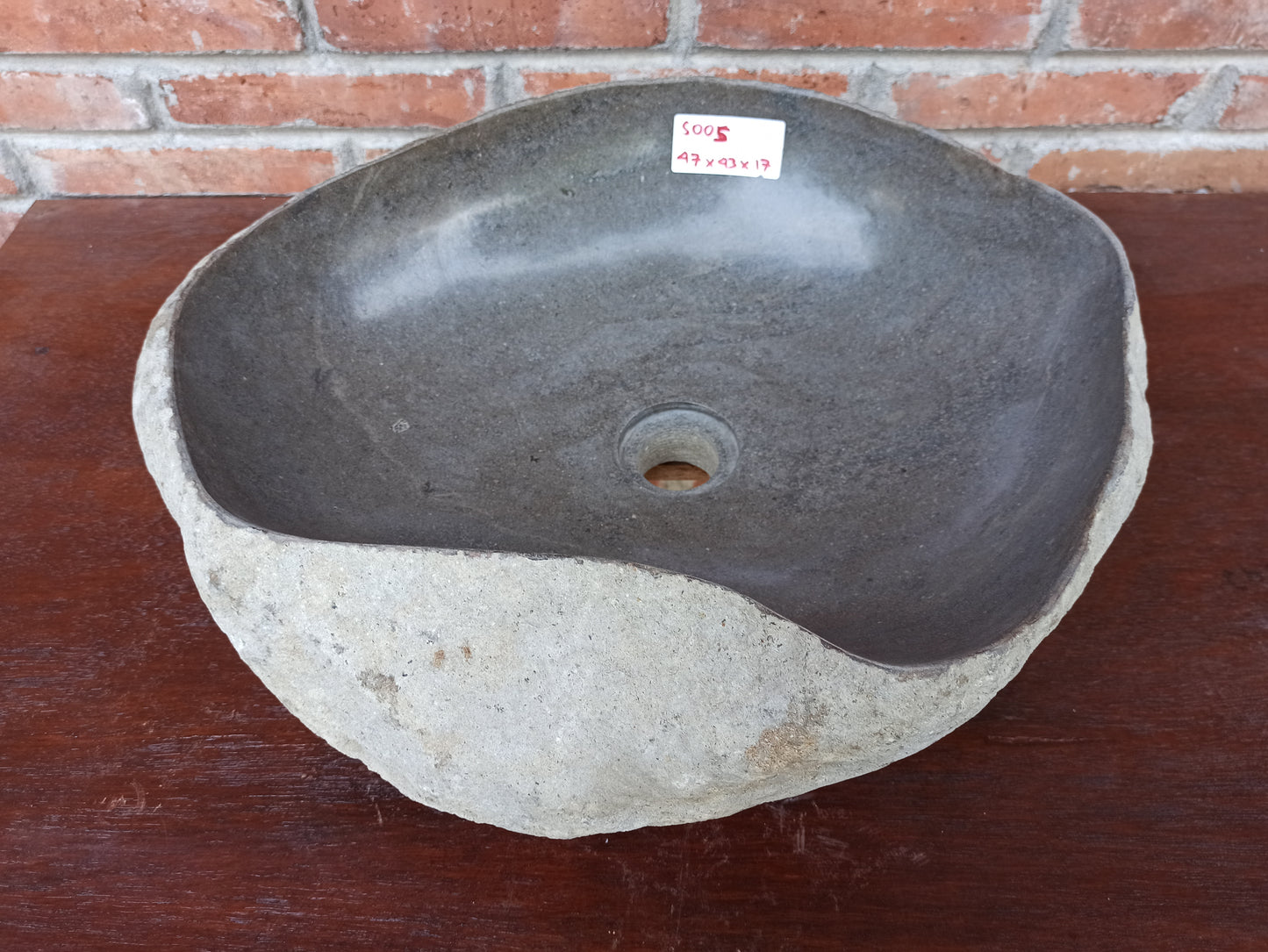 River Stone Sink | 5005-474317 | 18.5×17″