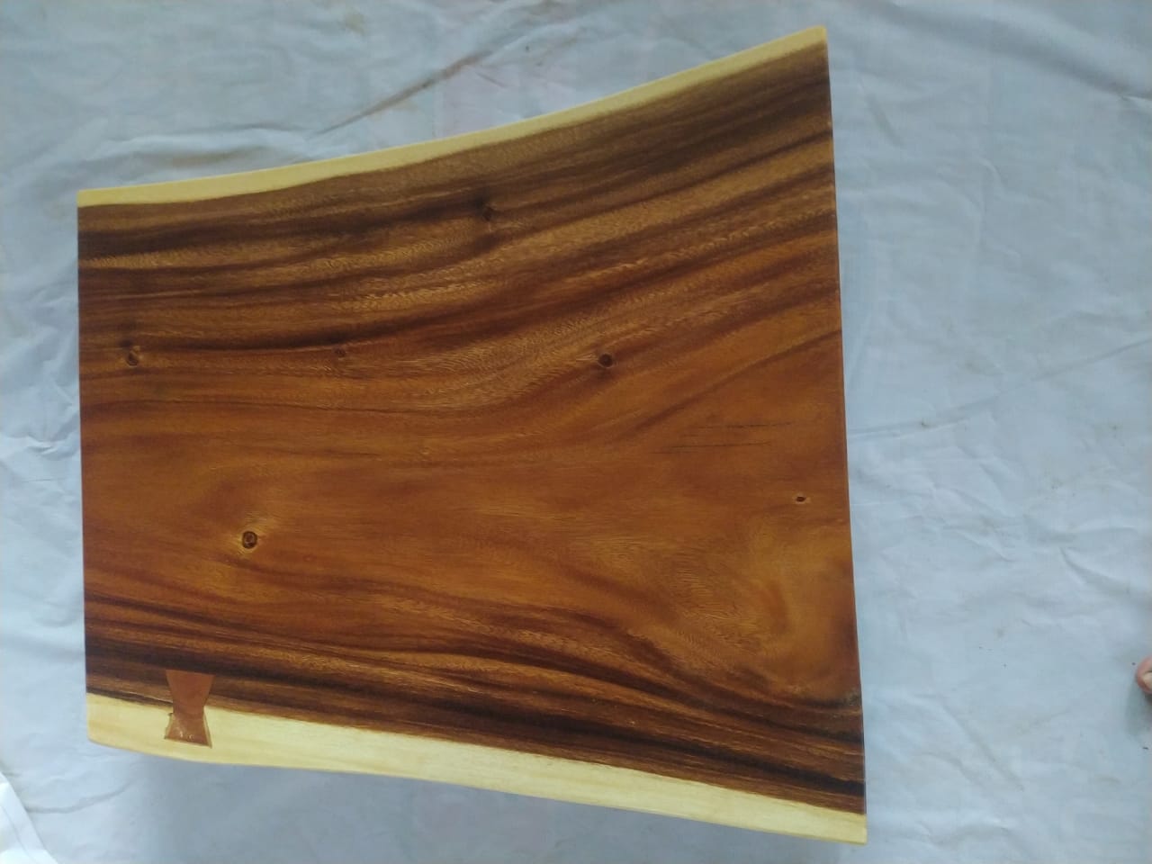 Suar Wood Countertop | 0001-747168 | 39.5″ Live Edge Solid Wood Slab