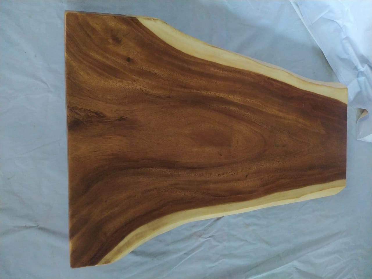 Suar Wood Countertop | 0001-786051 | 47″ Live Edge Solid Wood Slab
