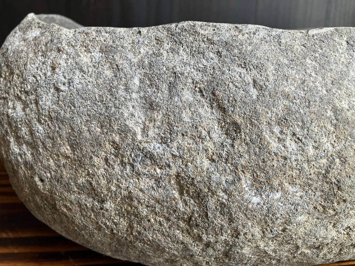 Natural River Stone Vessel Sink – 18″ × 13″ × 6.5″ – RSS-038