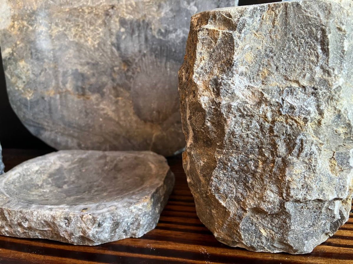 Gray Marble Bathroom Set GMBS001