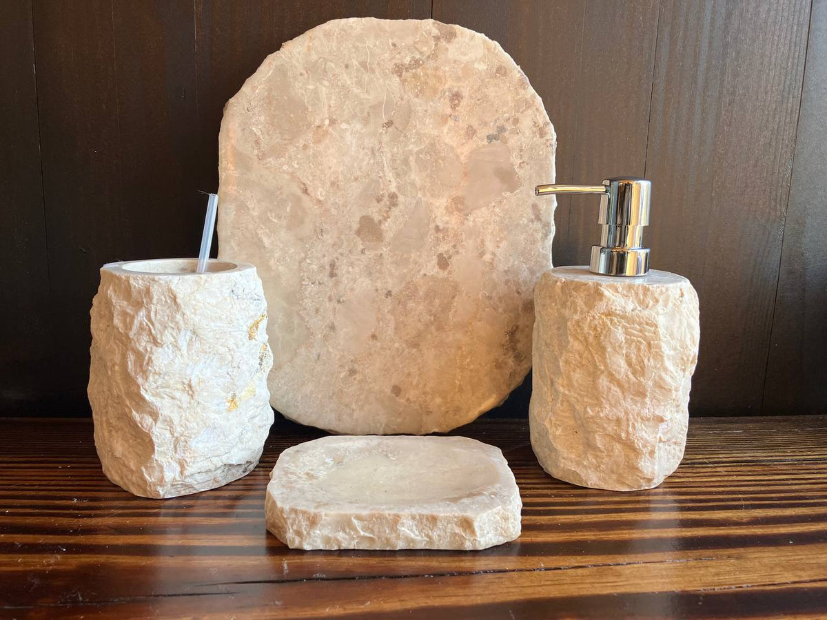 Beige Marble Bathroom Set BMS020