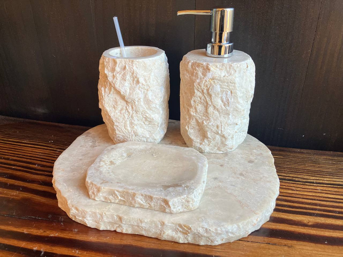 Beige Marble Bathroom Set BMS020