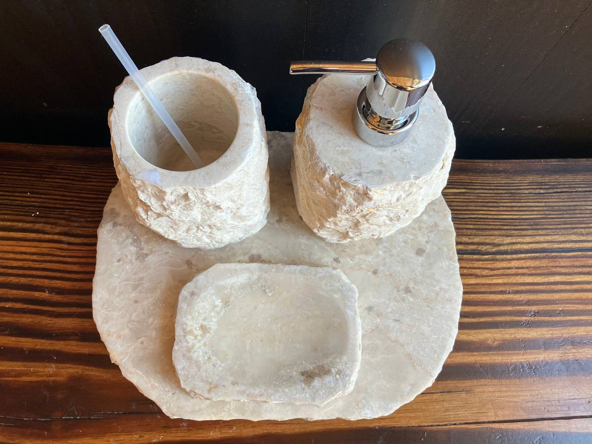 Beige Marble Bathroom Set BMS020