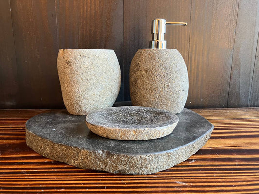 River Stone Bathroom Set RSBS001