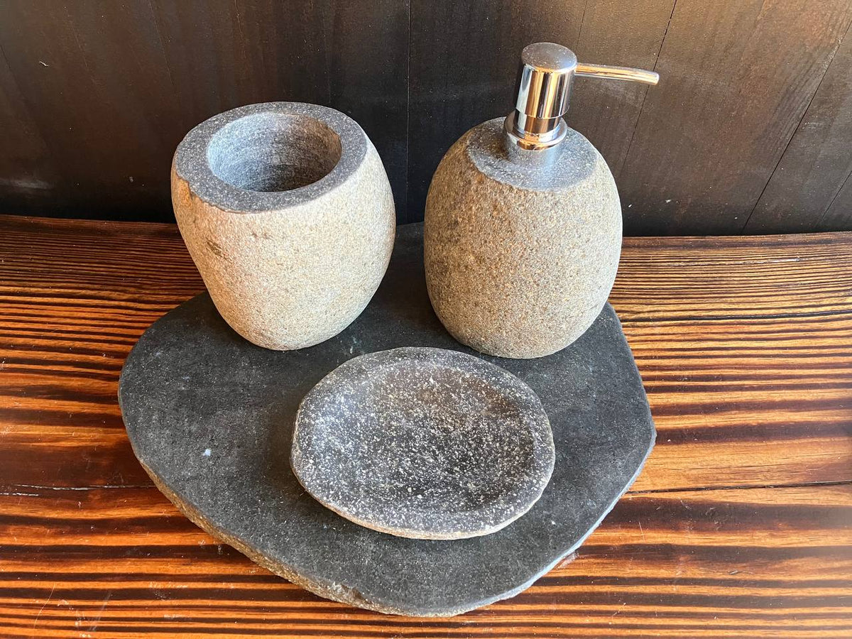 River Stone Bathroom Set RSBS001