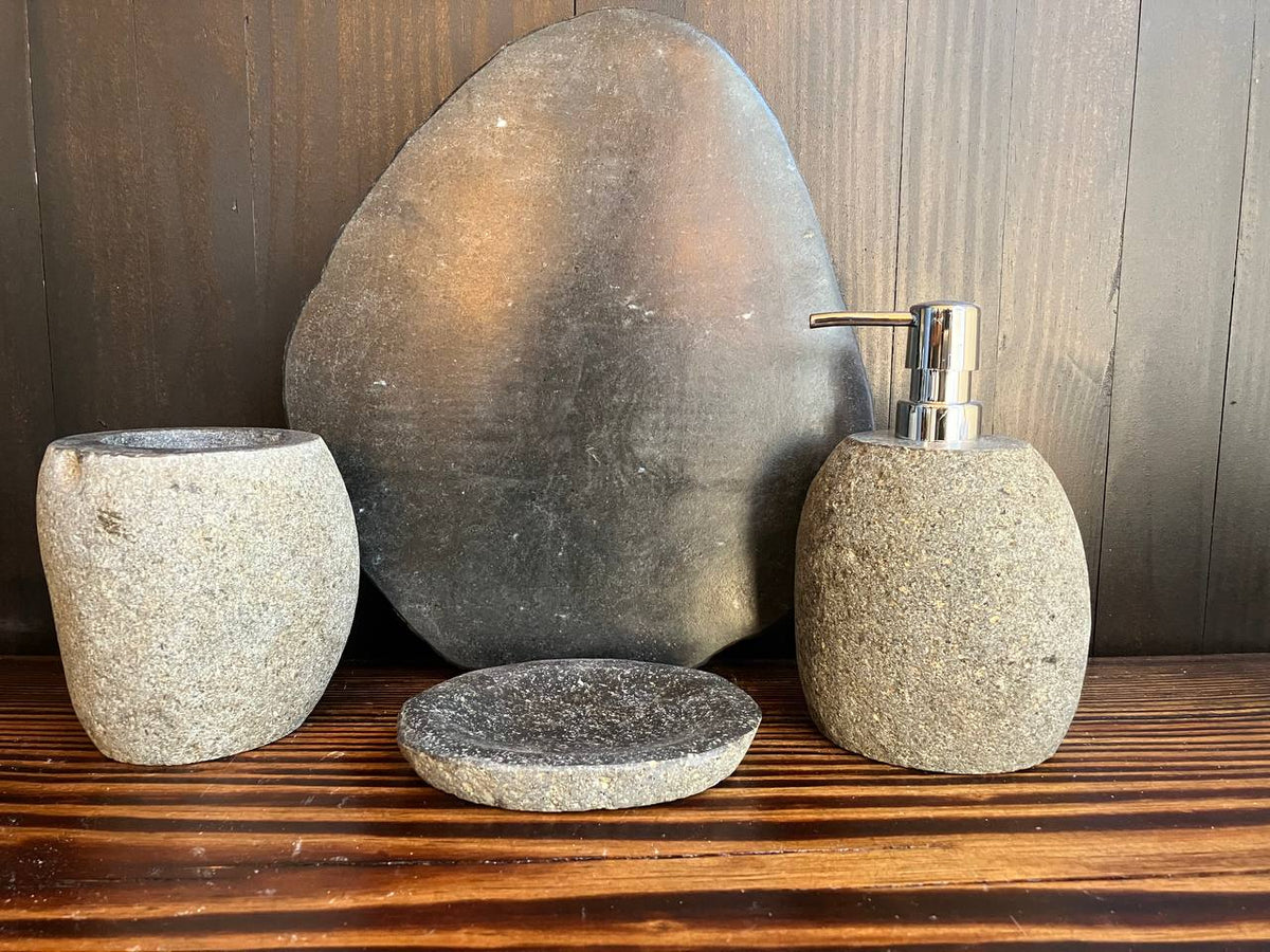 River Stone Bathroom Set RSBS001