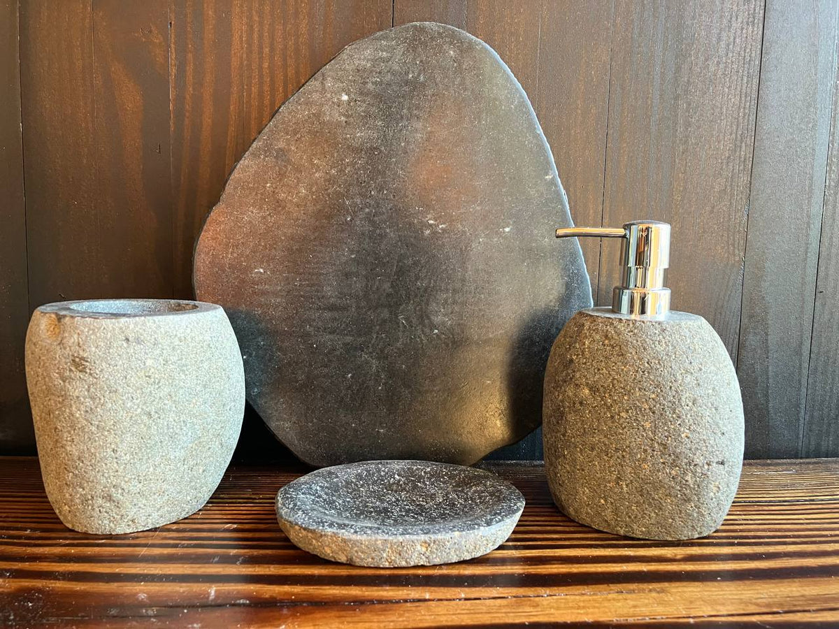 River Stone Bathroom Set RSBS001