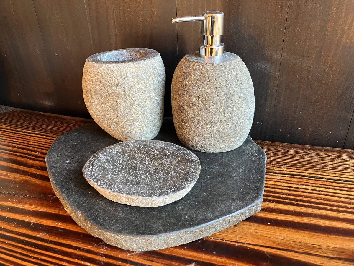 River Stone Bathroom Set RSBS002